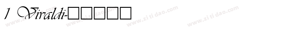 1 Vivaldi字体转换